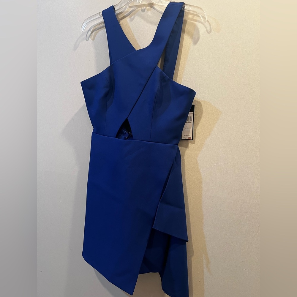 BCBGMaxAzria Qyun Cobalt Blue Dress NWT